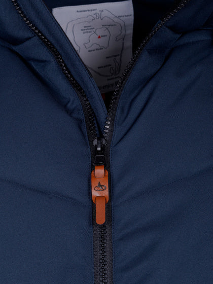 Maupiti Marck II padded winterjas heren donkerblauw maat M