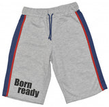 Max buddies Short Vito jongens polykatoen grijs maat 140