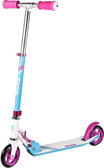 Move 125 2-wiel kinderstep opvouwbaar junior wit blauw