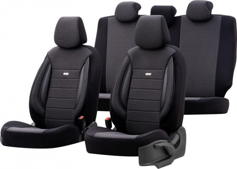 Otom Stoelhoezenset SelectedFit Sports 2 mm zwart 11-delig
