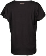 Papillon Loose fit sportshirt ronde hals dames zwart maat S