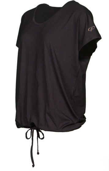 Papillon Loose fit sportshirt ronde hals dames zwart maat M