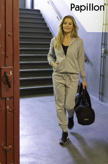 Papillon Sweat pants cuff dames grijs maat XXL