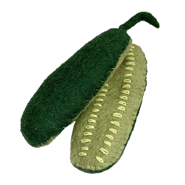 Papoose Toys Papoose Toys Half Cucumber Slices 4pc