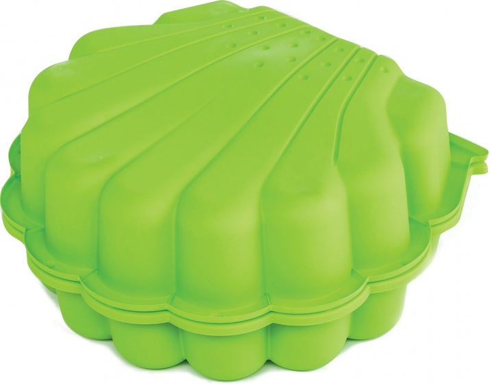 zandbak met deksel Schelp 87 x 78 x 18 cm groen