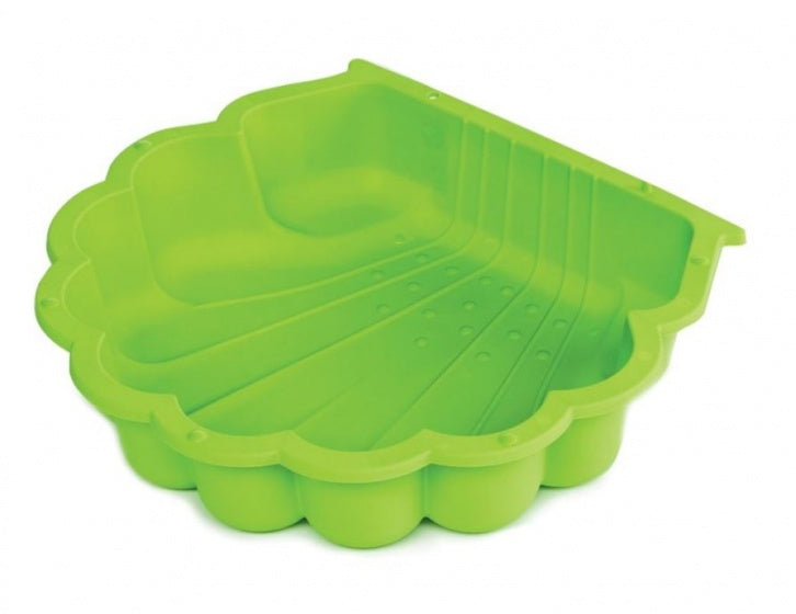 zandbak met deksel Schelp 87 x 78 x 18 cm groen