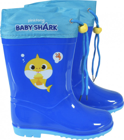 Pinkfong Regenlaarzen Baby Shark junior PVC blauw maat 30-31