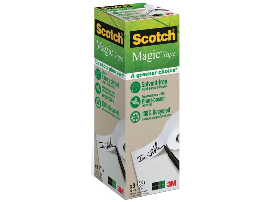 Scotch Milieuvriendelijk plakband doorzichtig 9st.