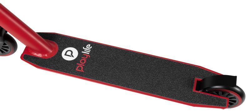 Playlife Stuntstep Kicker Red 82 cm aluminium zwart rood