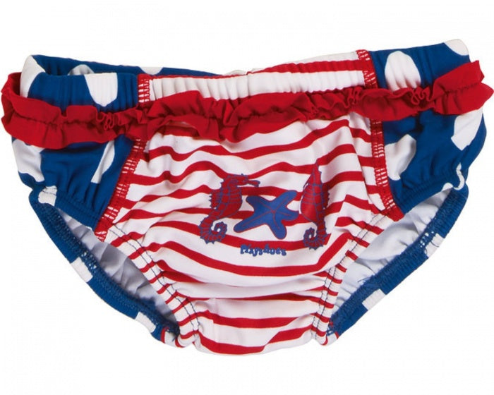 Playshoes Zwemluier UV-werend zeepaardjes maat 62 68