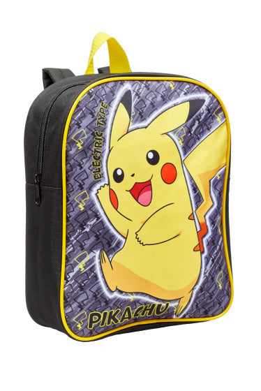 Pokémon Pikachu Kinderrugzak Jongens 31 x 25 cm 5L Zwart Geel