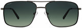 Polar Zonnebril Aviator 672 gepolariseerd Cat. 3 RVS zilver zwart