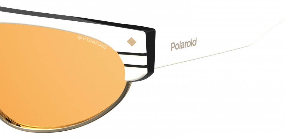 Polaroid Zonnebril 6088 0XR HE dames ivoor met koper lens
