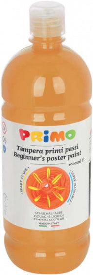 Primo Tempera Plakkaatverf 1000 ml Kunststof Oker