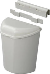 Proplus Afvalbak met deksel 6 liter 29,5 cm lichtgrijs