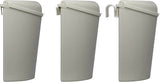 Proplus Afvalbak met deksel 6 liter 29,5 cm lichtgrijs