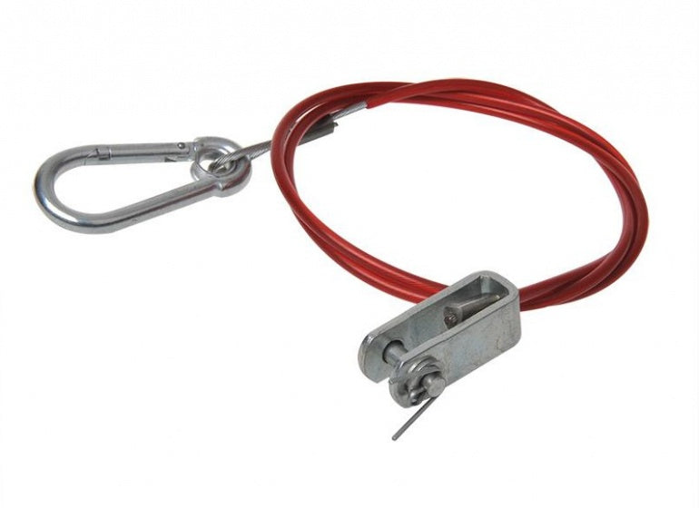 Proplus Breekkabel voor oplooprem 100 cm rood met gaffel