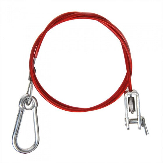 Proplus Breekkabel voor oplooprem 100 cm rood met gaffel