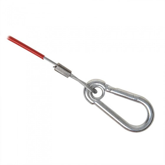 Proplus Breekkabel voor oplooprem 100 cm rood met gaffel