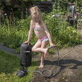Proplus Campingdouche met voetpomp 11 liter zwart