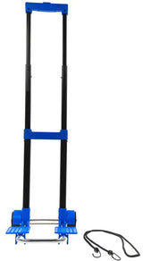 Proplus Inklapbare bagagetrolley 30 kg staal zwart blauw
