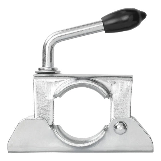 Proplus Klem voor neuswiel 48 mm staal 130 x 50 mm zilver