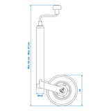 Proplus Neuswiel 48 mm rubberband 200 x 50 mm