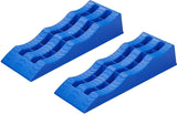 Proplus Oprijblokken met 3 niveaus: 4,7 en 10 cm blauw 2 stuks