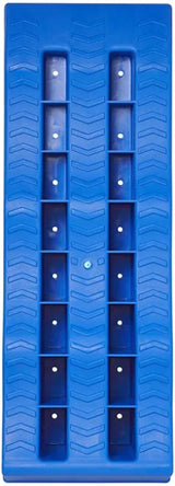 Proplus Oprijblokken met 3 niveaus: 4,7 en 10 cm blauw 2 stuks