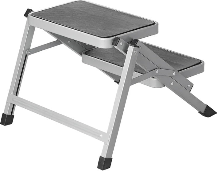 Proplus Opstapje vouwbaar 2 treden 59,5 x 49 x 39 cm grijs