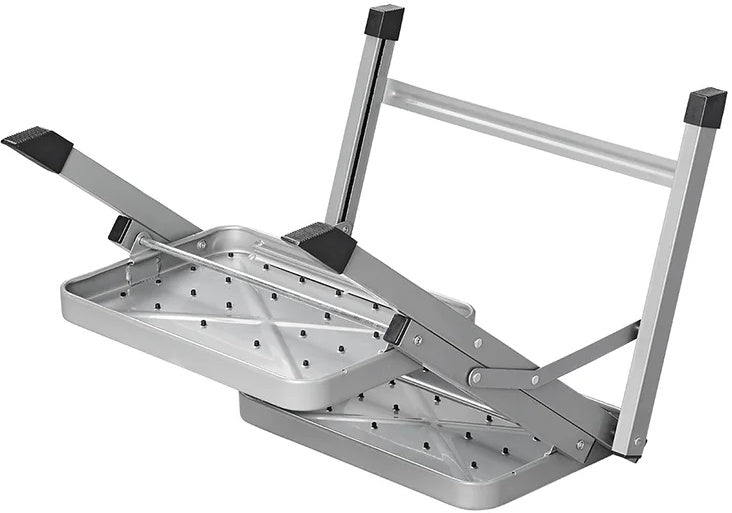 Proplus Opstapje vouwbaar 2 treden 59,5 x 49 x 39 cm grijs