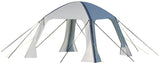 Proplus Partytent opblaasbaar 365 x 365 cm lichtgrijs