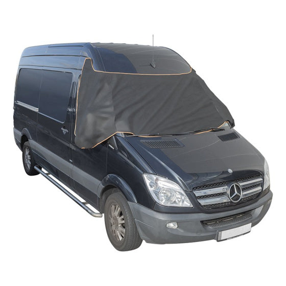 Proplus Raamafdekking 345 x 105 cm met magneten grijs zwart