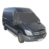 Proplus Raamafdekking 345 x 105 cm met magneten grijs zwart