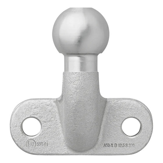 Proplus Trekhaakkogel haaks Ø50mm staal lang zilver