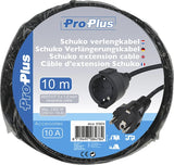 Proplus Verlengkabel Schuko 3G 1,0 mm neopreen 10 meter
