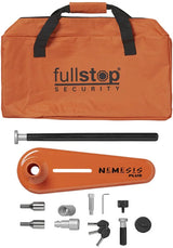 Fullstop Nemesis Plus wielklem SCM voor camper oranje