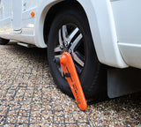 Fullstop Nemesis Plus wielklem SCM voor camper oranje