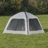 Proplus Zijwand met horrengaas voor opblaasbare partytent grijs