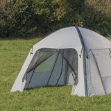 Proplus Zijwand met horrengaas voor opblaasbare partytent grijs