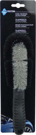 Protecton Velgenborstel 27 cm kunststof zwart grijs