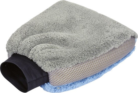 Protecton Washandschoen microvezel 27 x 18 x 4,5cm blauw grijs