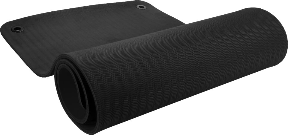 Pure2improve Fitnessmat 173 x 61 cm TPE zwart