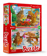 Rebo Productions Christmas Bears legpuzzel junior 24 24 stukjes
