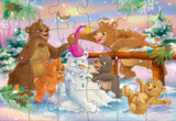 Rebo Productions Christmas Bears legpuzzel junior 24 24 stukjes