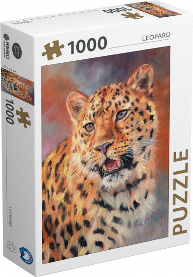Rebo Productions Legpuzzel Leopard 1000 stukjes