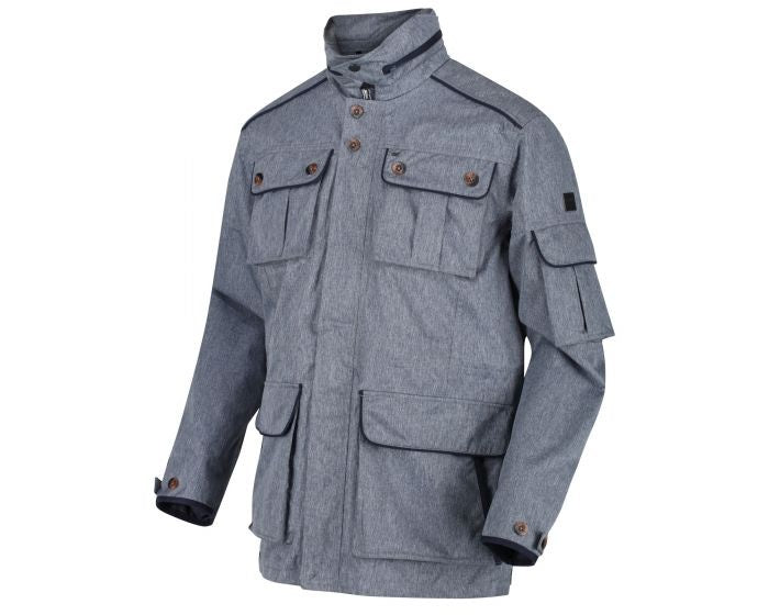 Regatta Elmore waterdichte outdoorjas jeansblauw maat M