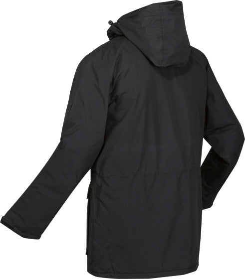 Regatta Palben Parkajack Waterproof Heren Zwart Maat S
