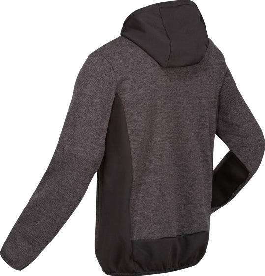 Regatta Bresdon softshelljas heren zwart grijs maat XL