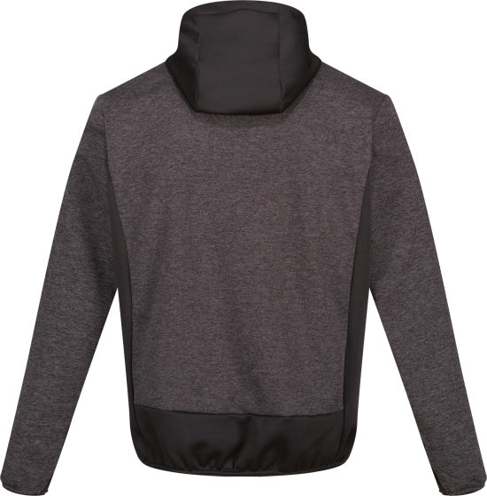 Regatta Bresdon softshelljas heren zwart grijs maat XL